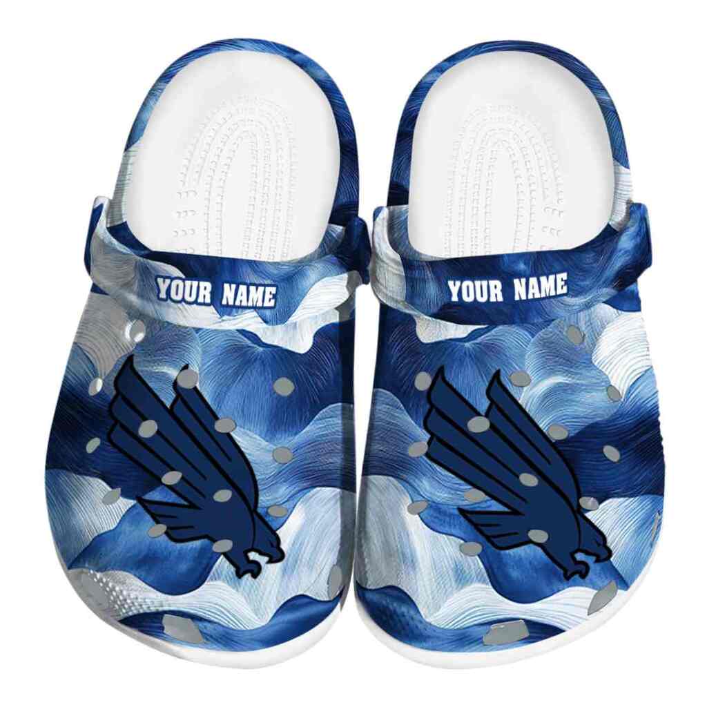 Customized North Texas Mean Green Ocean Waves ClogTVC1801697