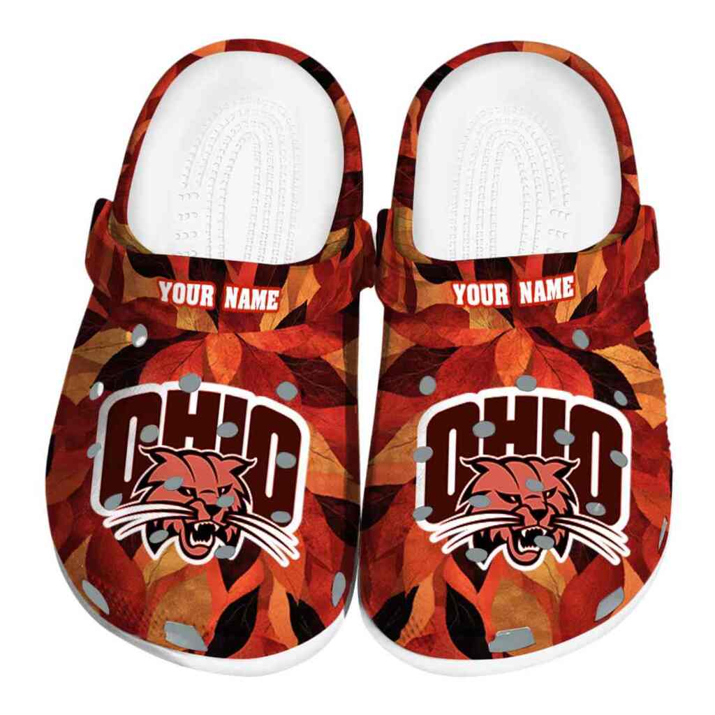 Customized Ohio Bobcats Autumn Leaves ClogTVC1801706
