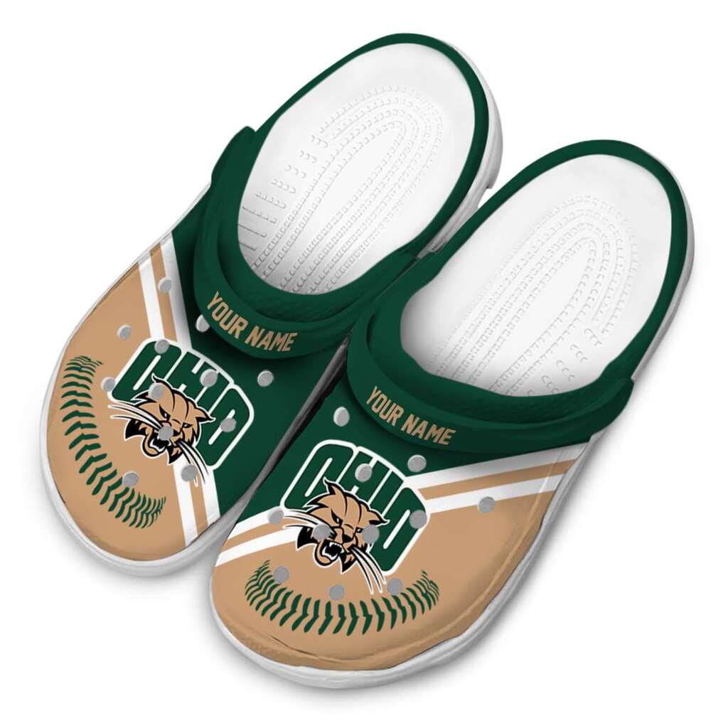 Customized Ohio Bobcats Baseball Motif ClogTVC1801791 - Image 4