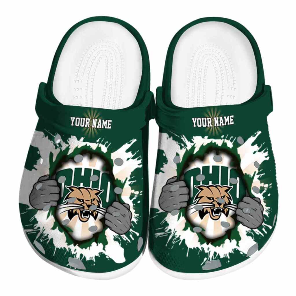 Customized Ohio Bobcats Gripping Hand ClogTVC1801791