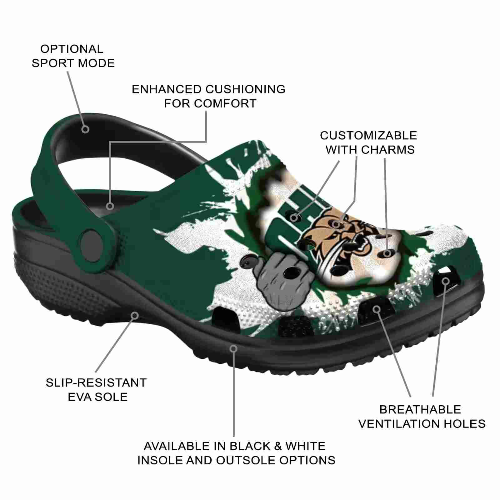 Customized Ohio Bobcats Gripping Hand ClogTVC1801791 - Image 5