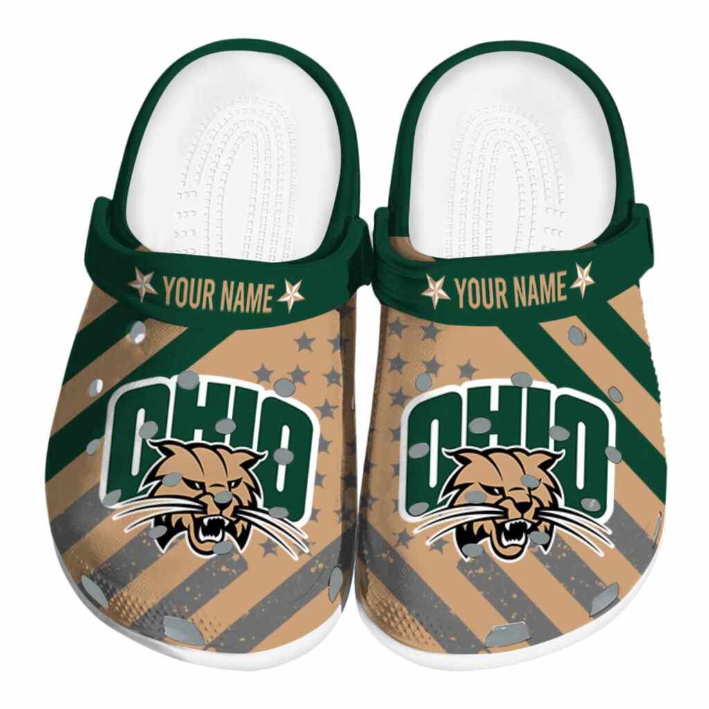 Customized Ohio Bobcats Star-Spangled Graphic ClogTVC1801822