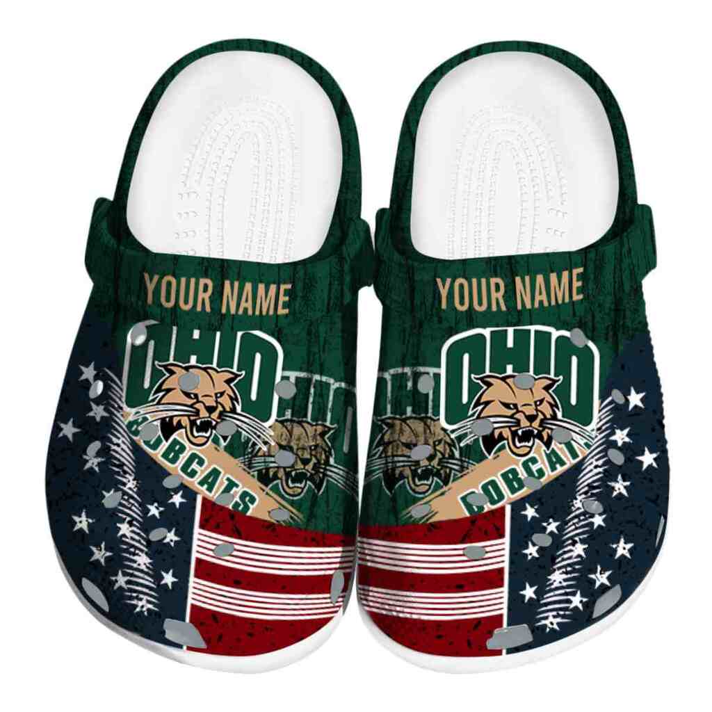 Customized Ohio Bobcats Star-Spangled Side Pattern ClogTVC1801730