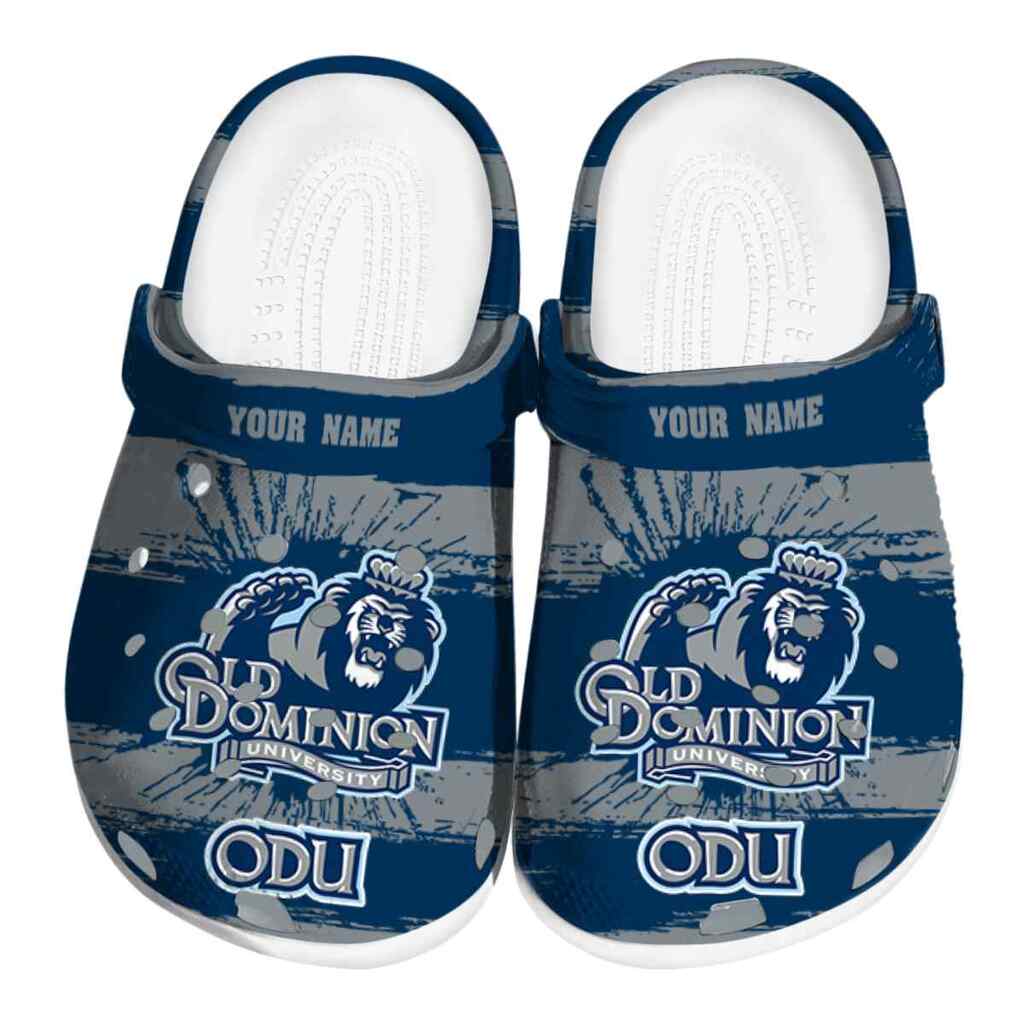 Customized Old Dominion Monarchs Paint Splatter Graphics ClogTVC1801730
