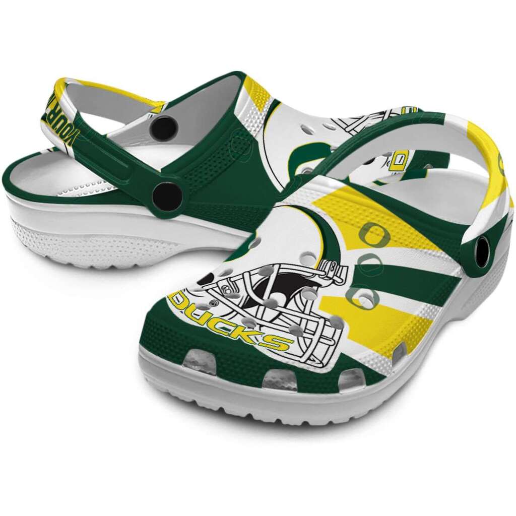 Customized Oregon Ducks Football Helmet ClogTVC180144 - Image 3