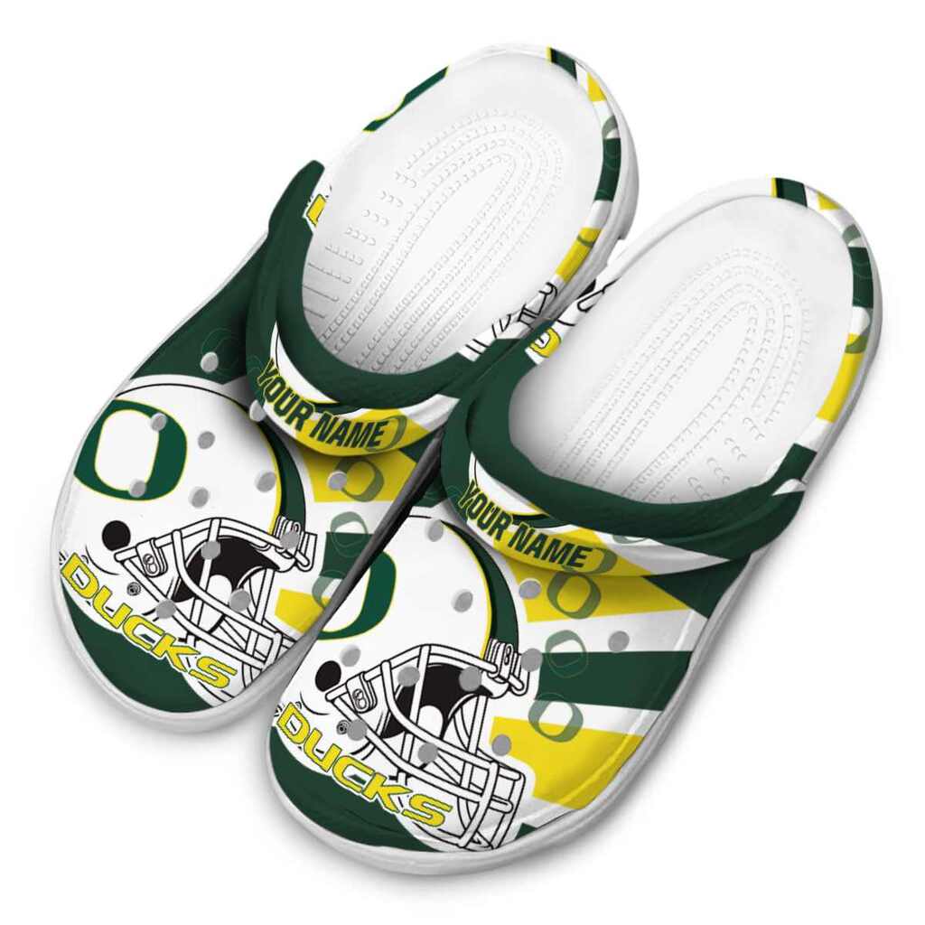 Customized Oregon Ducks Football Helmet ClogTVC180144 - Image 4
