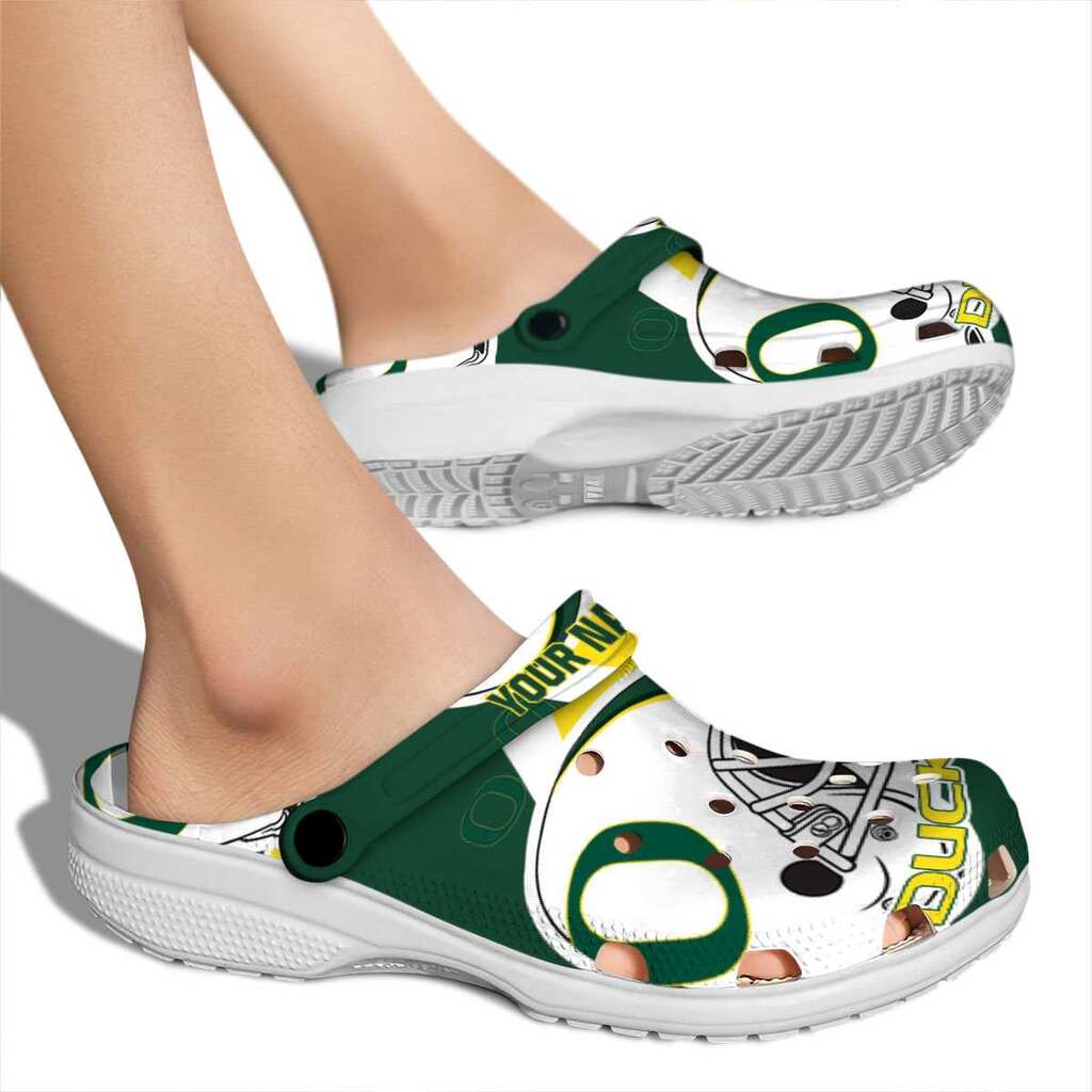 Customized Oregon Ducks Football Helmet ClogTVC180144 - Image 2