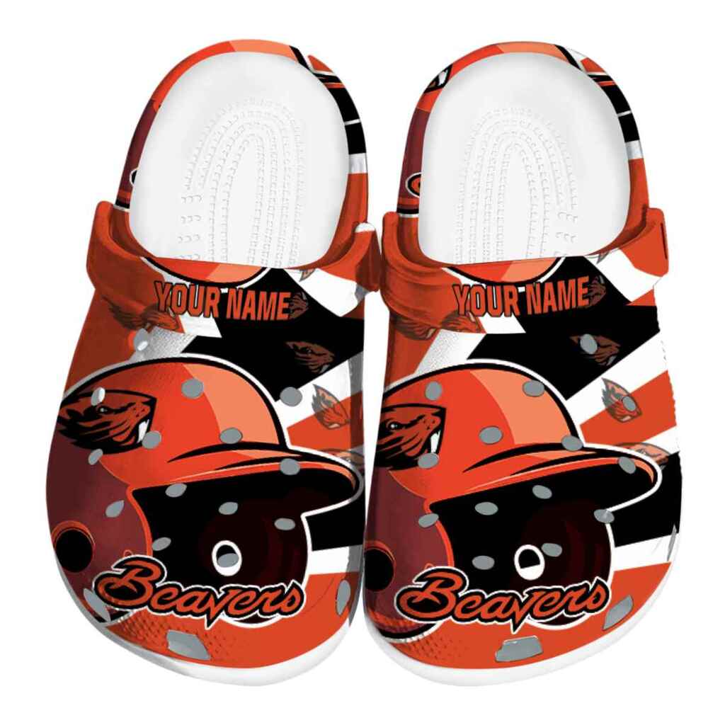 Customized Oregon State Beavers Baseball Helmet ClogTVC1801823