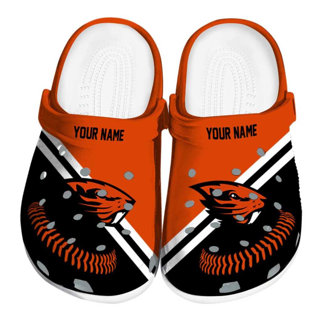 Customized Oregon State Beavers Baseball Motif ClogTVC1801792