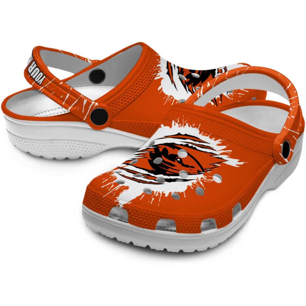 Customized Oregon State Beavers Splash Motif Background ClogTVC1801731 - Image 3