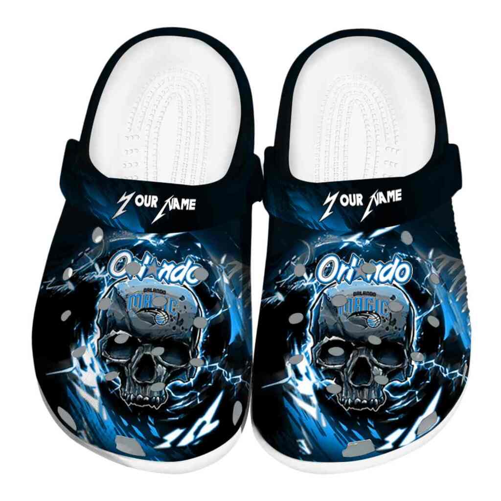 Customized Orlando Magic Gothic Skull ClogTVC1801736