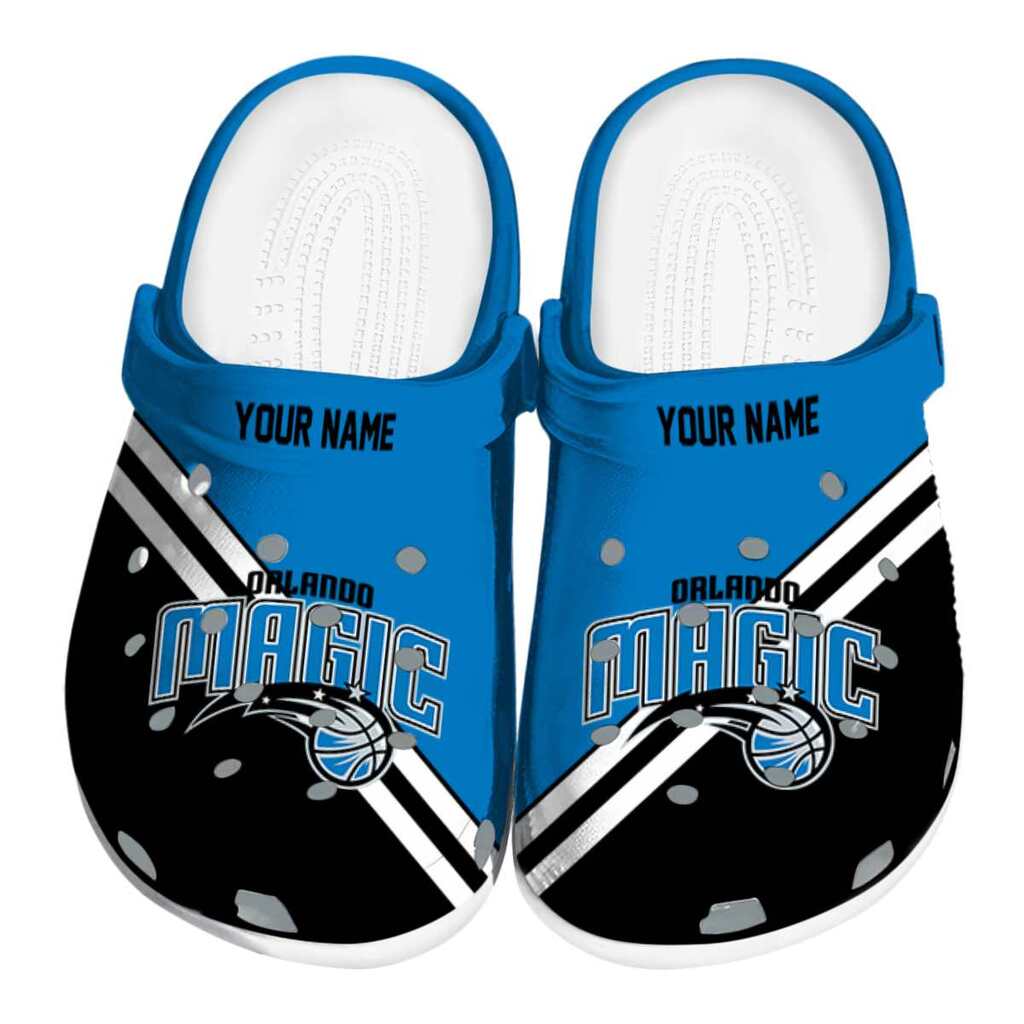 Customized Orlando Magic Striped Accents ClogTVC1801739