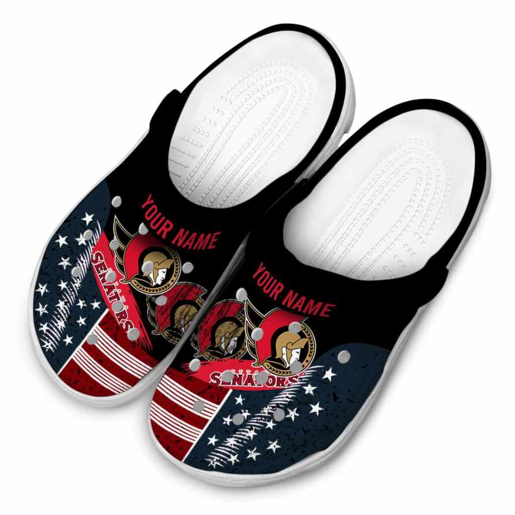 Customized Ottawa Senators Star-Spangled Side Pattern ClogTVC1801853 - Image 4