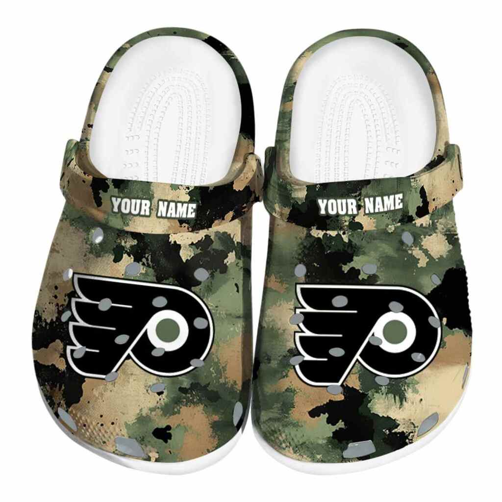 Customized Philadelphia Flyers Camouflage Craze ClogTVC1801897