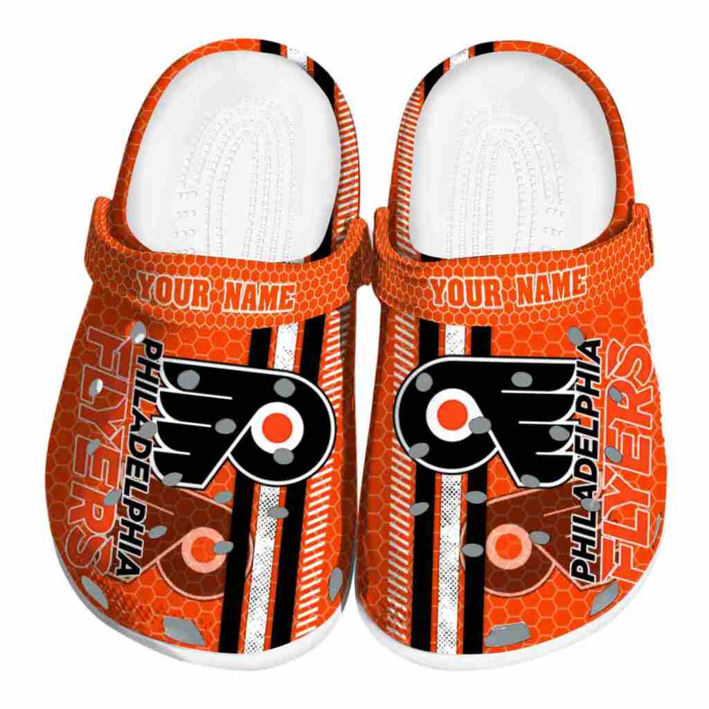 Customized Philadelphia Flyers Contrasting Stripes ClogTVC1801900
