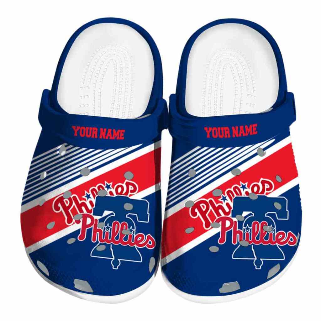 Customized Philadelphia Phillies Vibrant Dual-Tone ClogTVC1801167