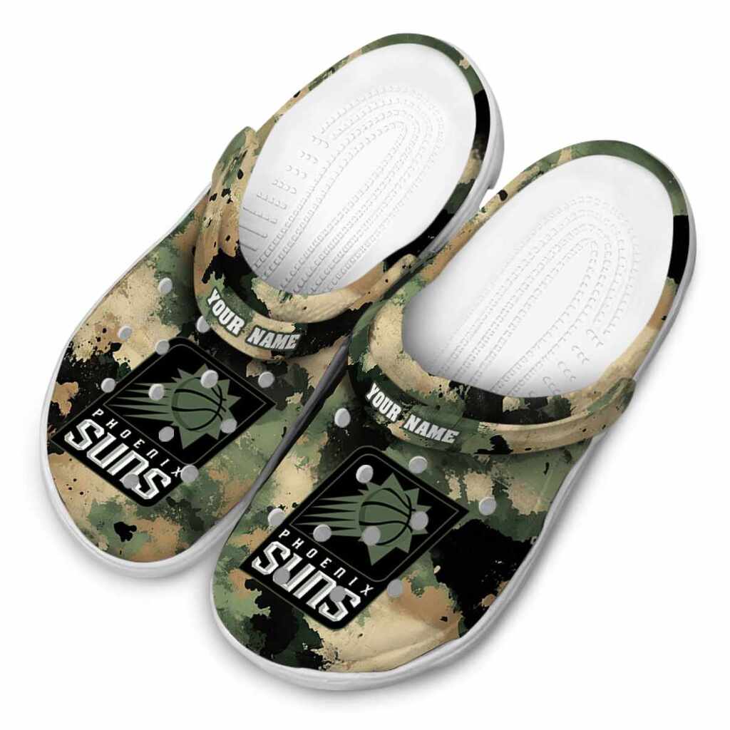 Customized Phoenix Suns Camouflage Craze ClogTVC1801691 - Image 4