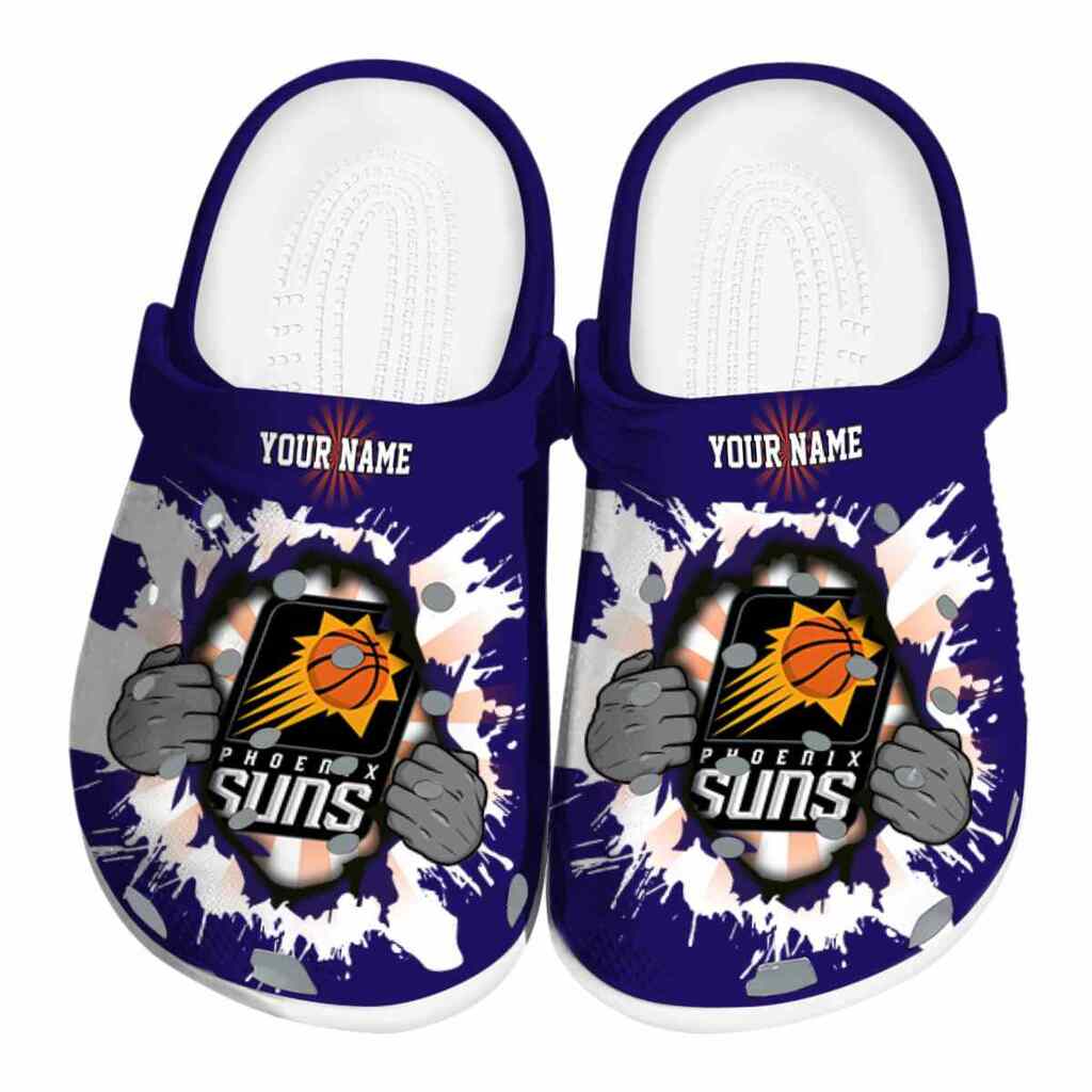 Customized Phoenix Suns Gripping Hand ClogTVC1801691
