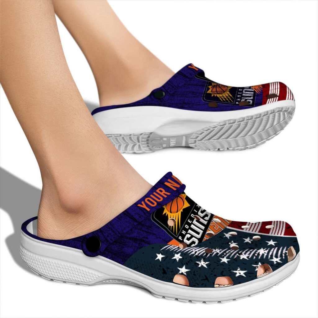Customized Phoenix Suns Star-Spangled Side Pattern ClogTVC1801692 - Image 2