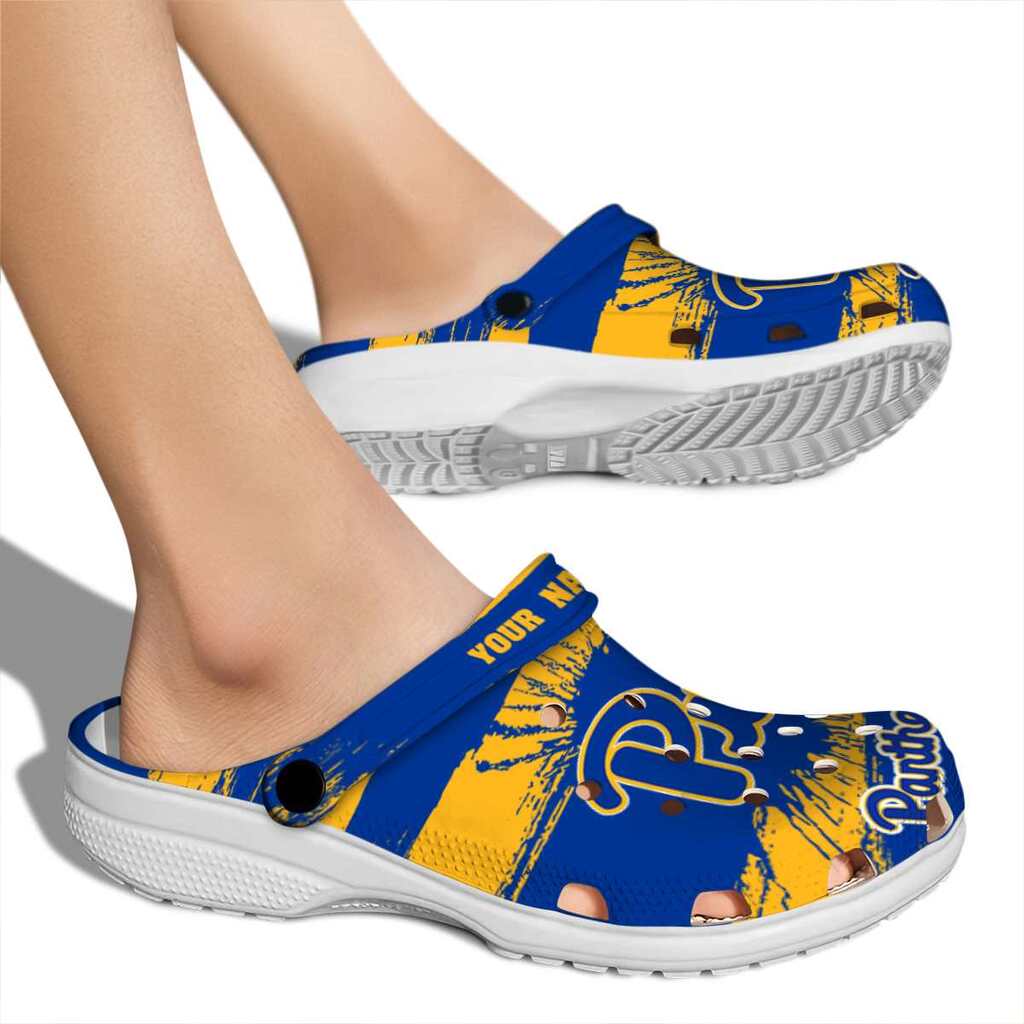 Customized Pittsburgh Panthers Paint Splatter Graphics ClogTVC1801731 - Image 2