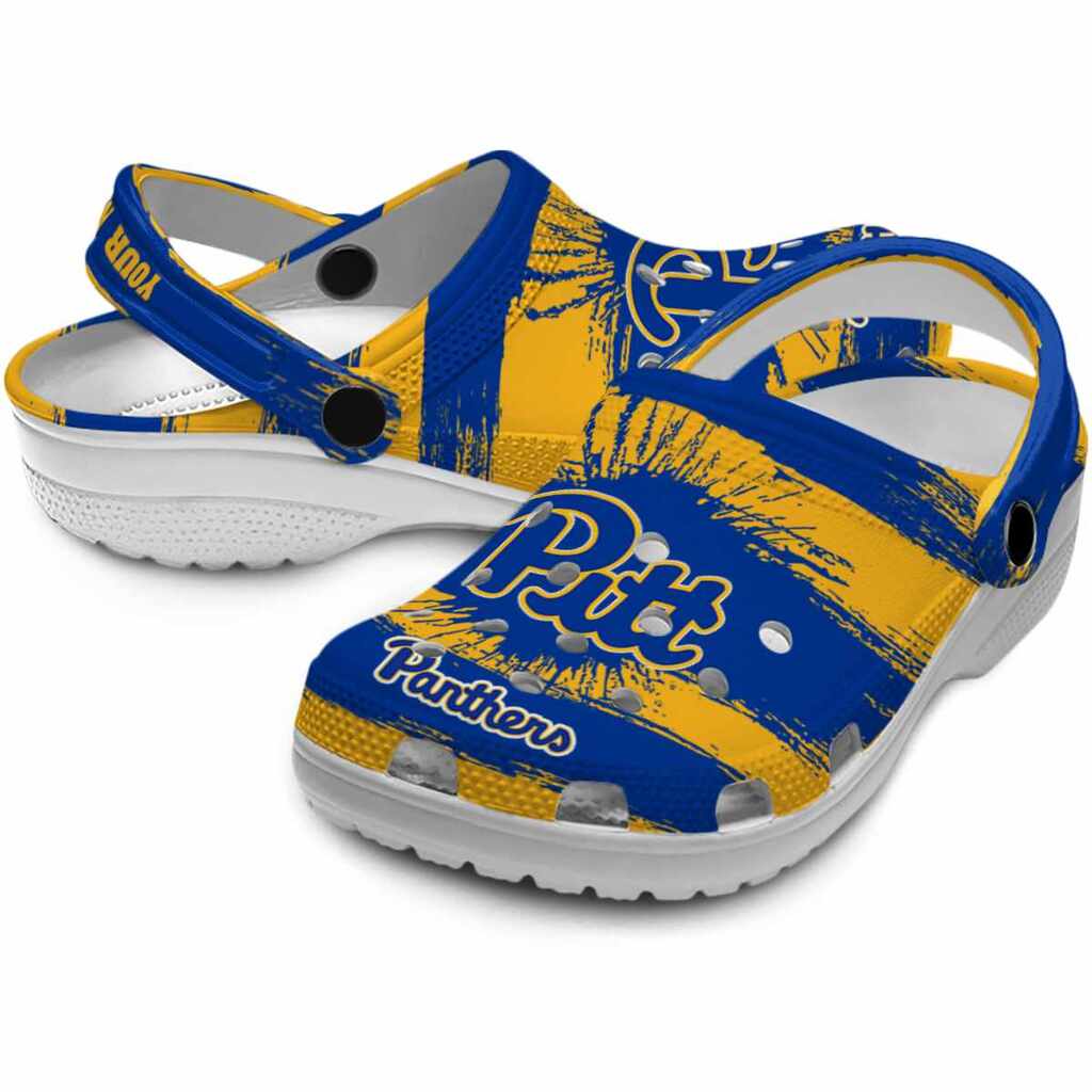 Customized Pittsburgh Panthers Paint Splatter Graphics ClogTVC1801731 - Image 3