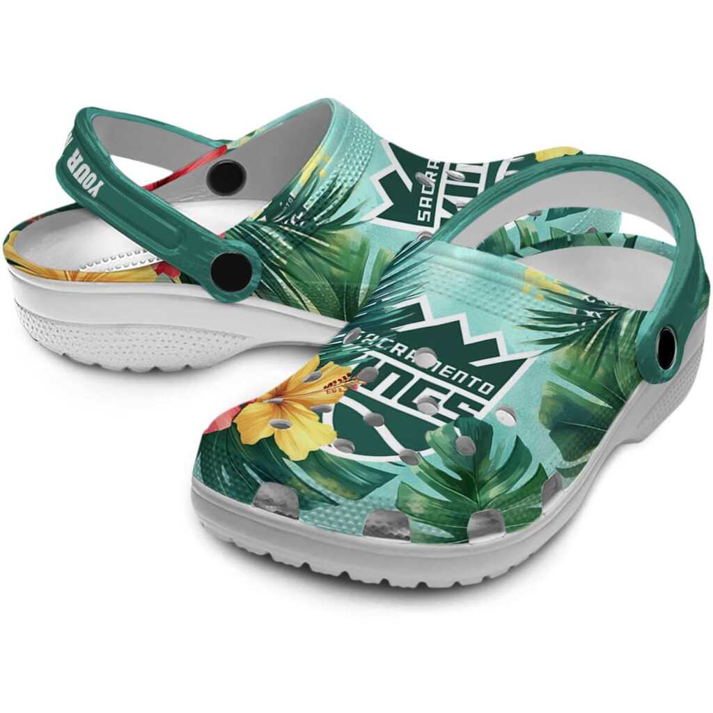 Customized Sacramento Kings Tropical Vibes ClogTVC1801692 - Image 3