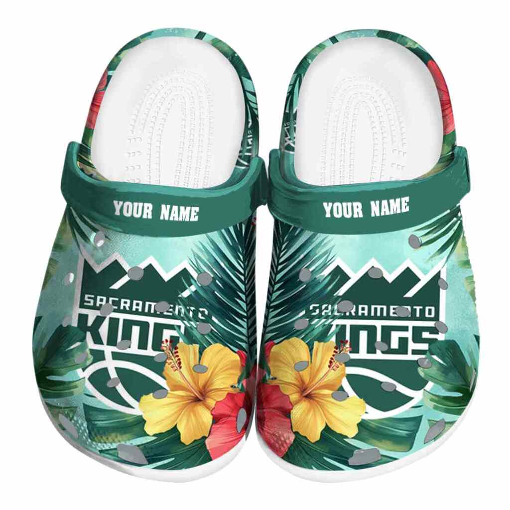 Customized Sacramento Kings Tropical Vibes ClogTVC1801692