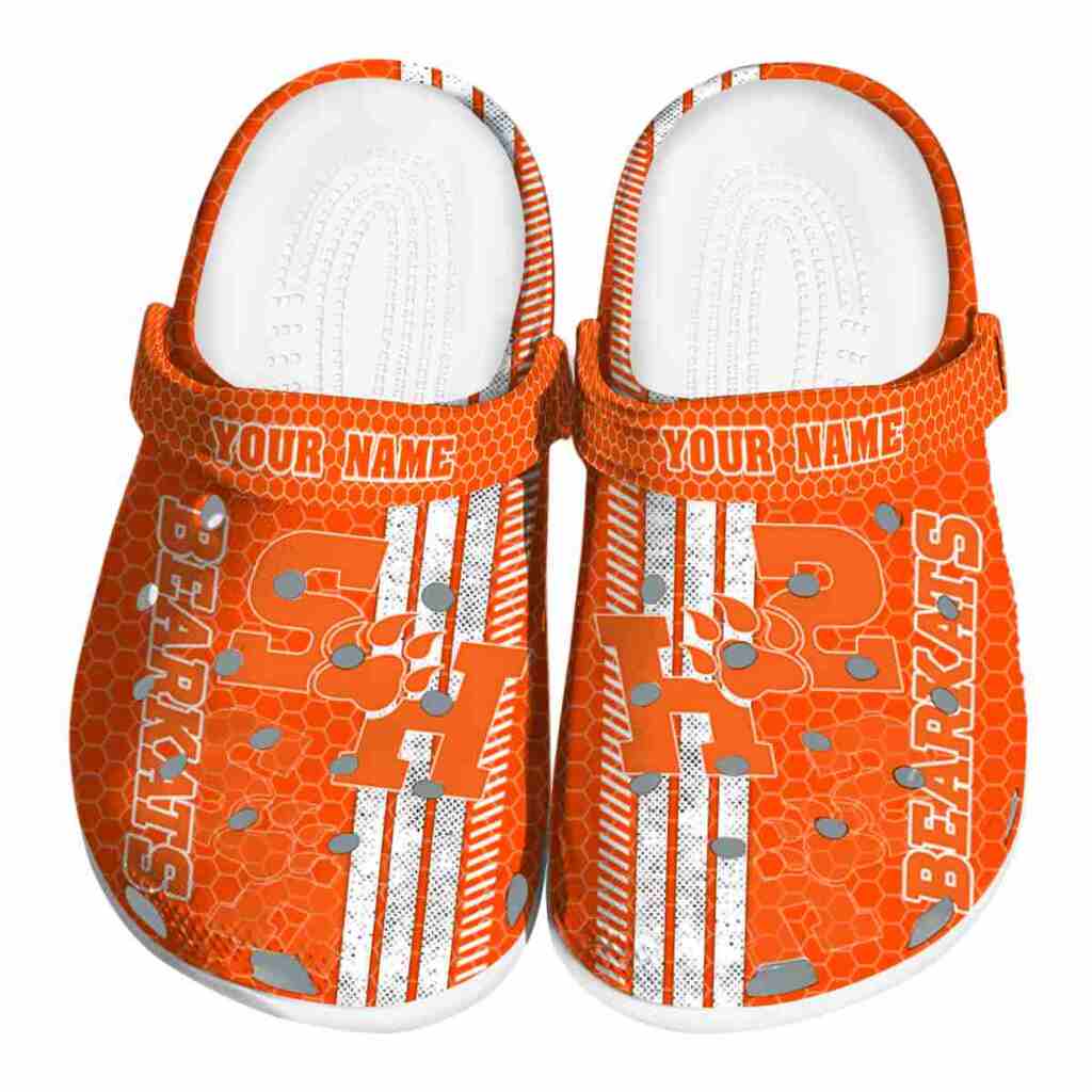 Customized Sam Houston Bearkats Contrasting Stripes ClogTVC1801726