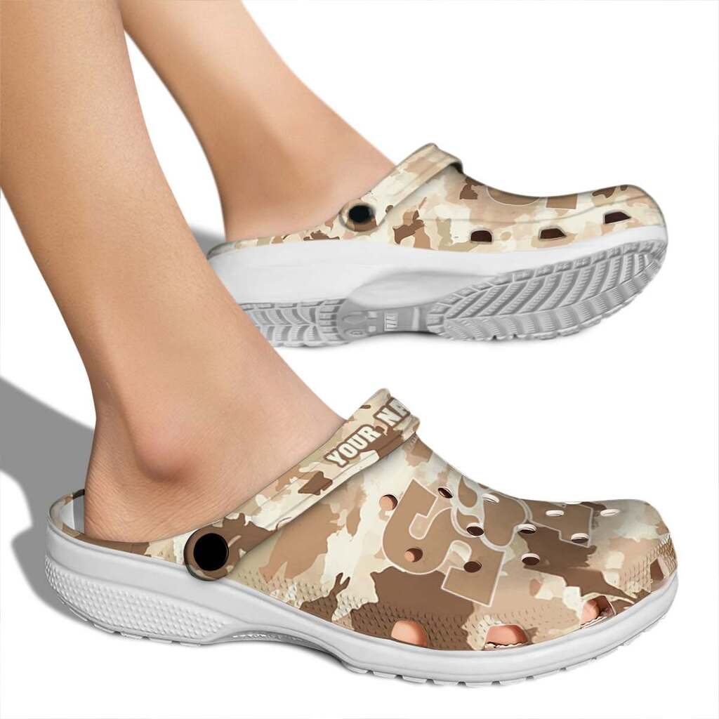 Customized Sam Houston Bearkats Desert Camo ClogTVC1801768 - Image 2