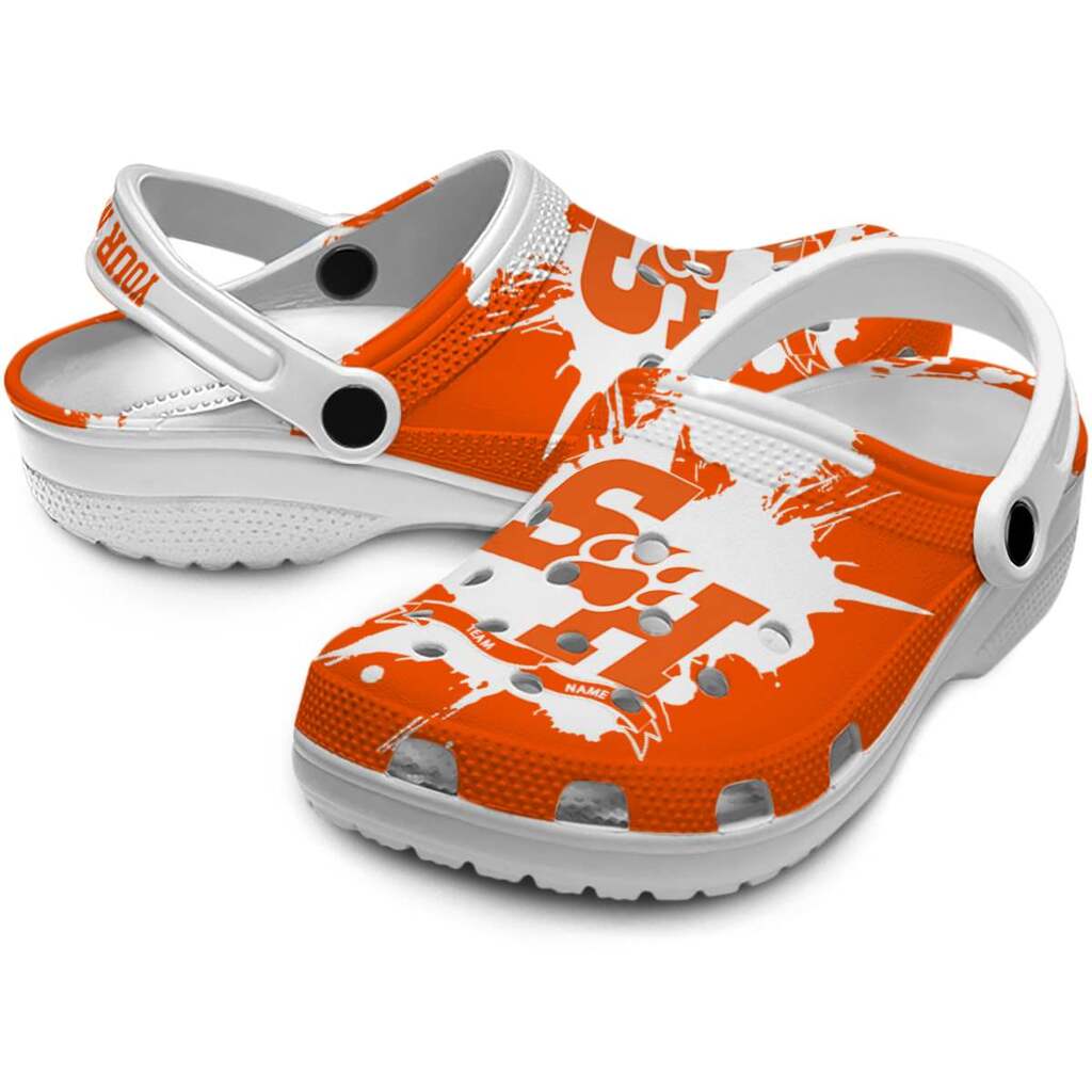 Customized Sam Houston Bearkats Splatter Pattern ClogTVC1801725 - Image 3