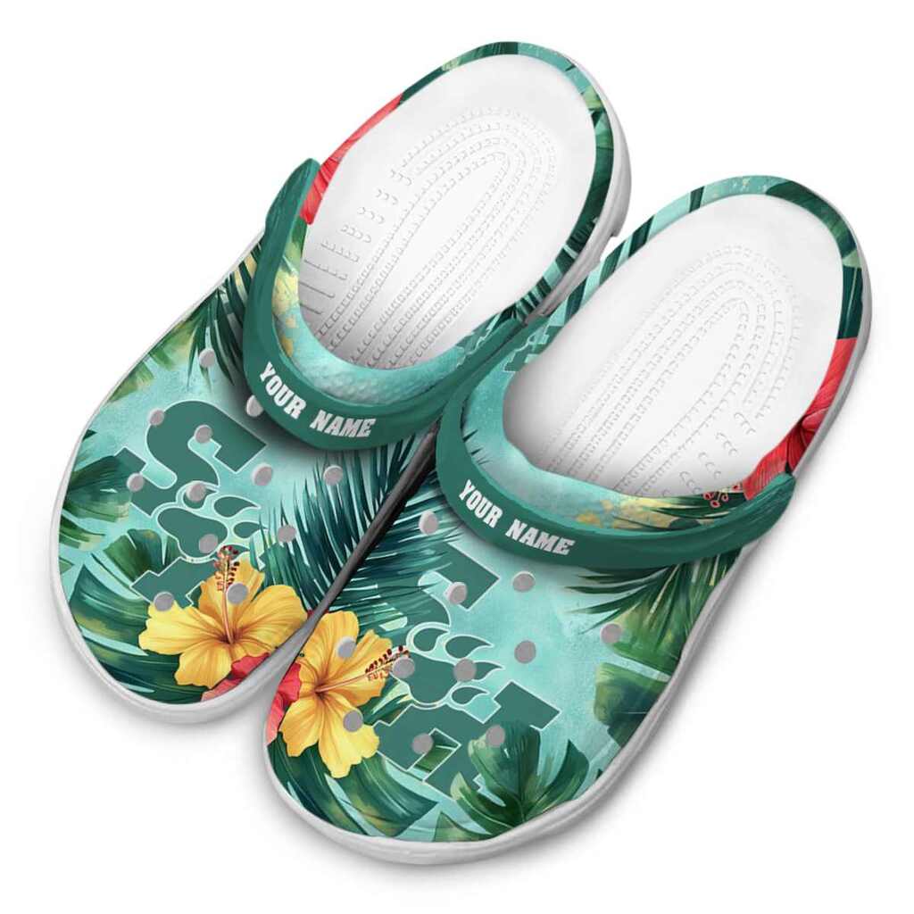 Customized Sam Houston Bearkats Tropical Vibes ClogTVC1801768 - Image 4