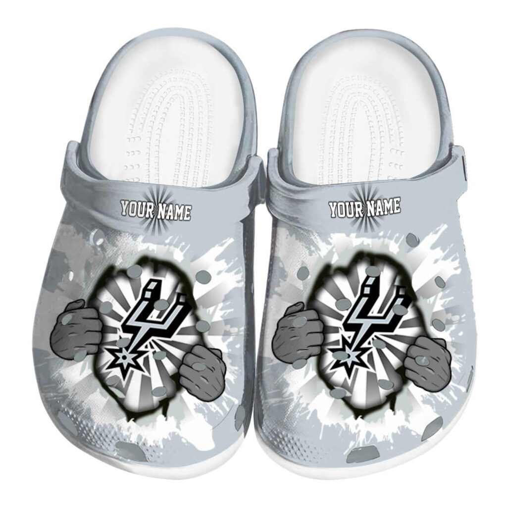 Customized San Antonio Spurs Gripping Hand ClogTVC1801732