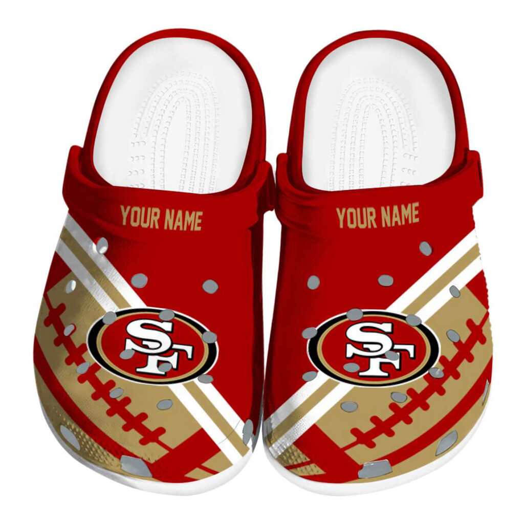 Customized San Francisco 49ers Football Motif ClogTVC180132