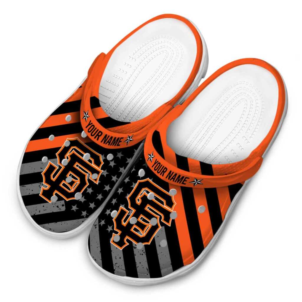 Customized San Francisco Giants Star-Spangled Graphic ClogTVC180137 - Image 4