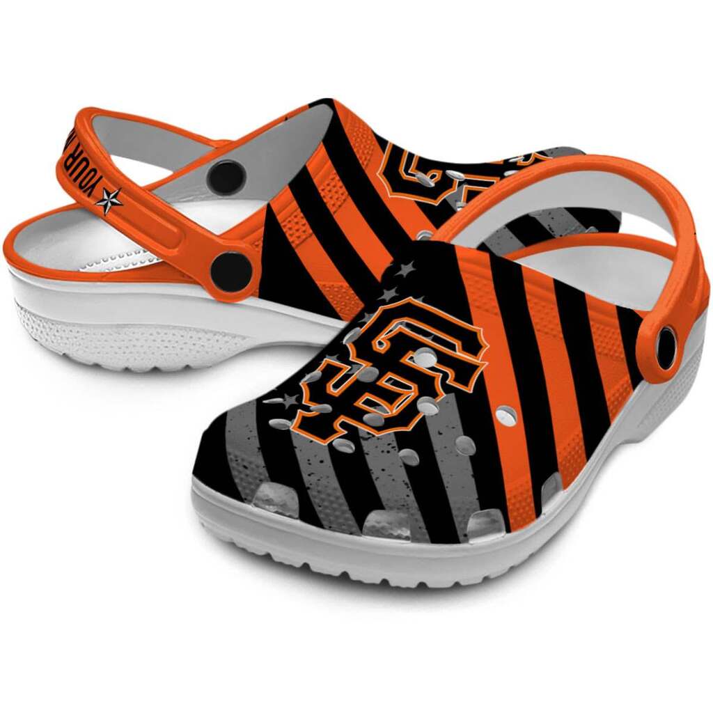 Customized San Francisco Giants Star-Spangled Graphic ClogTVC180137 - Image 3