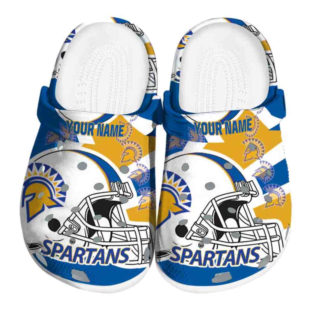 Customized San Jose State Spartans Football Helmet ClogTVC1801802