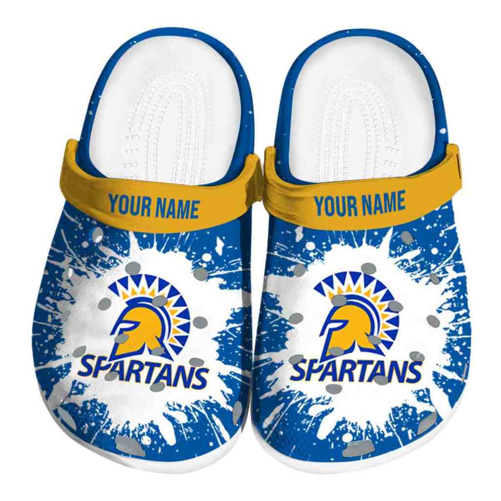 Customized San Jose State Spartans Splash Art ClogTVC1801718