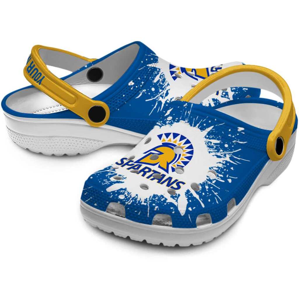 Customized San Jose State Spartans Splash Art ClogTVC1801718 - Image 3