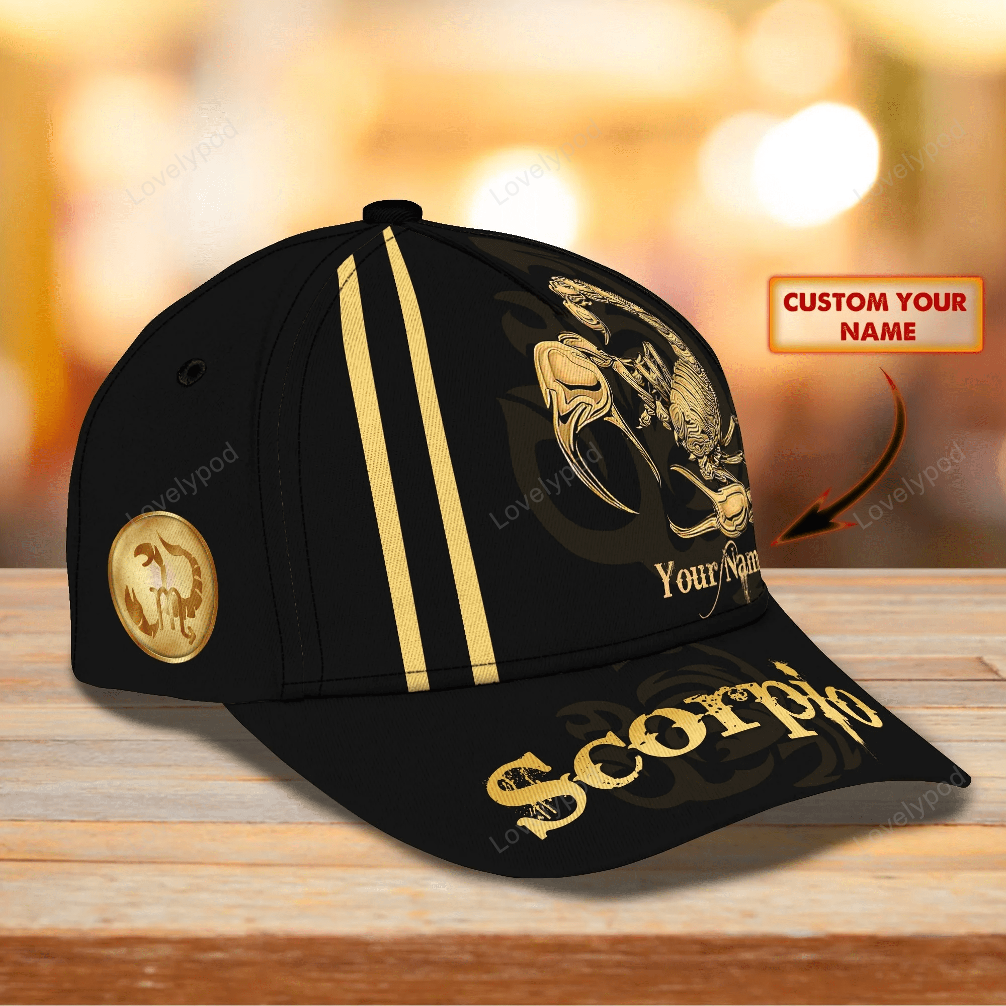 Customized Scorpio Baseball Cap Hat, Scorpio Hat, Scorpio Cap Trucker Hats Custom Hats Gifts For Men & Women