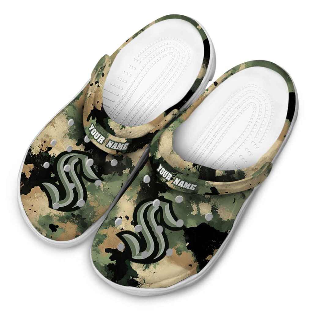 Customized Seattle Kraken Camouflage Craze ClogTVC1801902 - Image 4