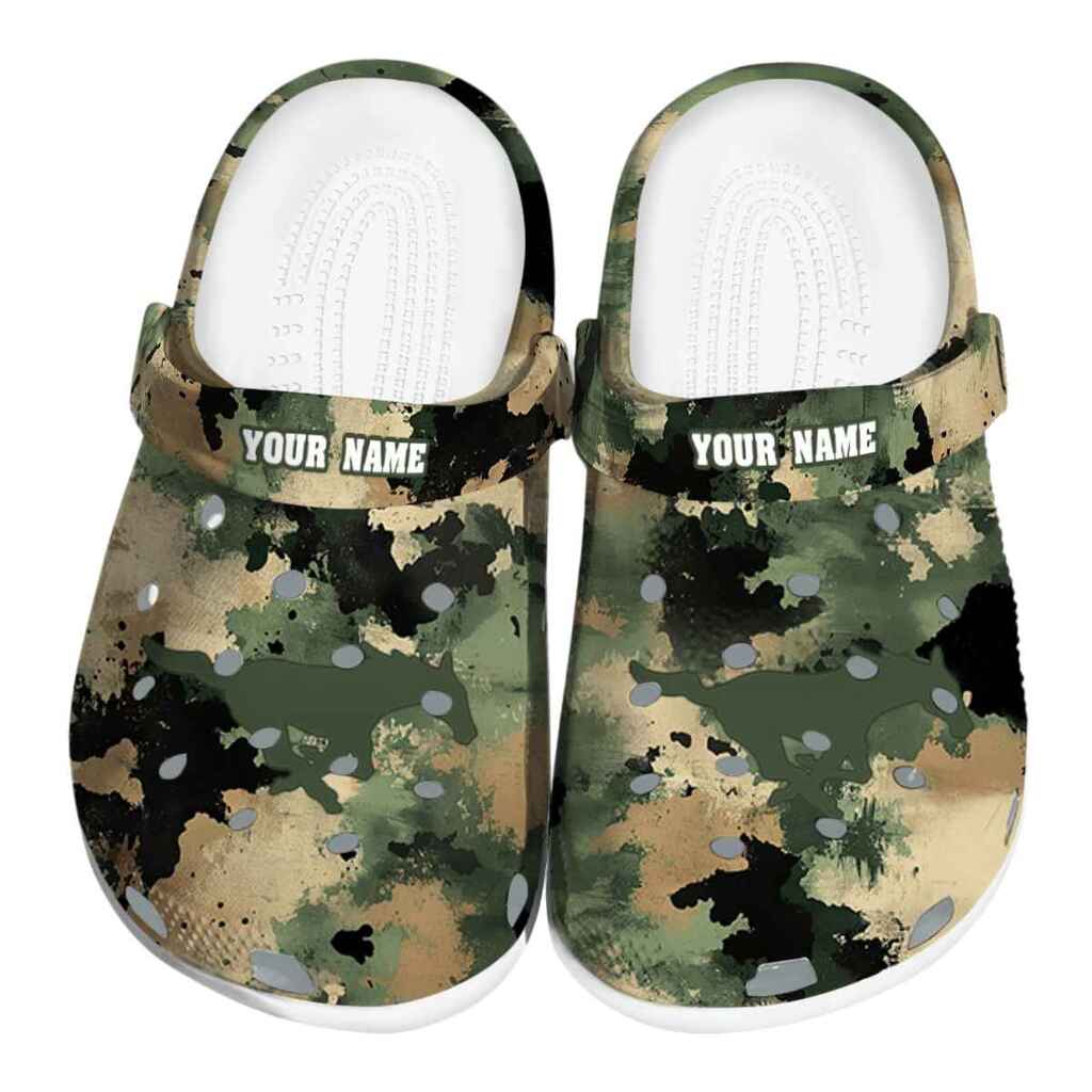 Customized SMU Mustangs Camouflage Craze ClogTVC1801830