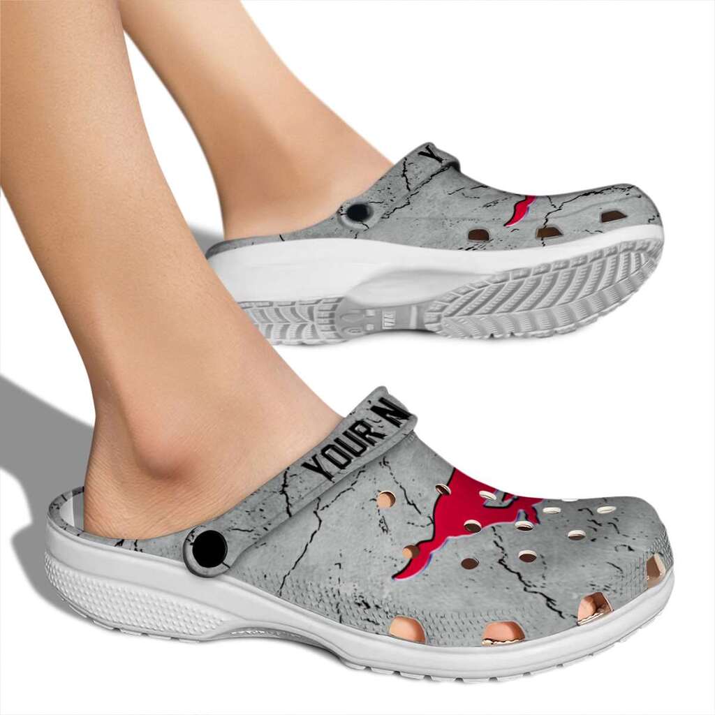 Customized SMU Mustangs Cracked Texture ClogTVC1801794 - Image 2