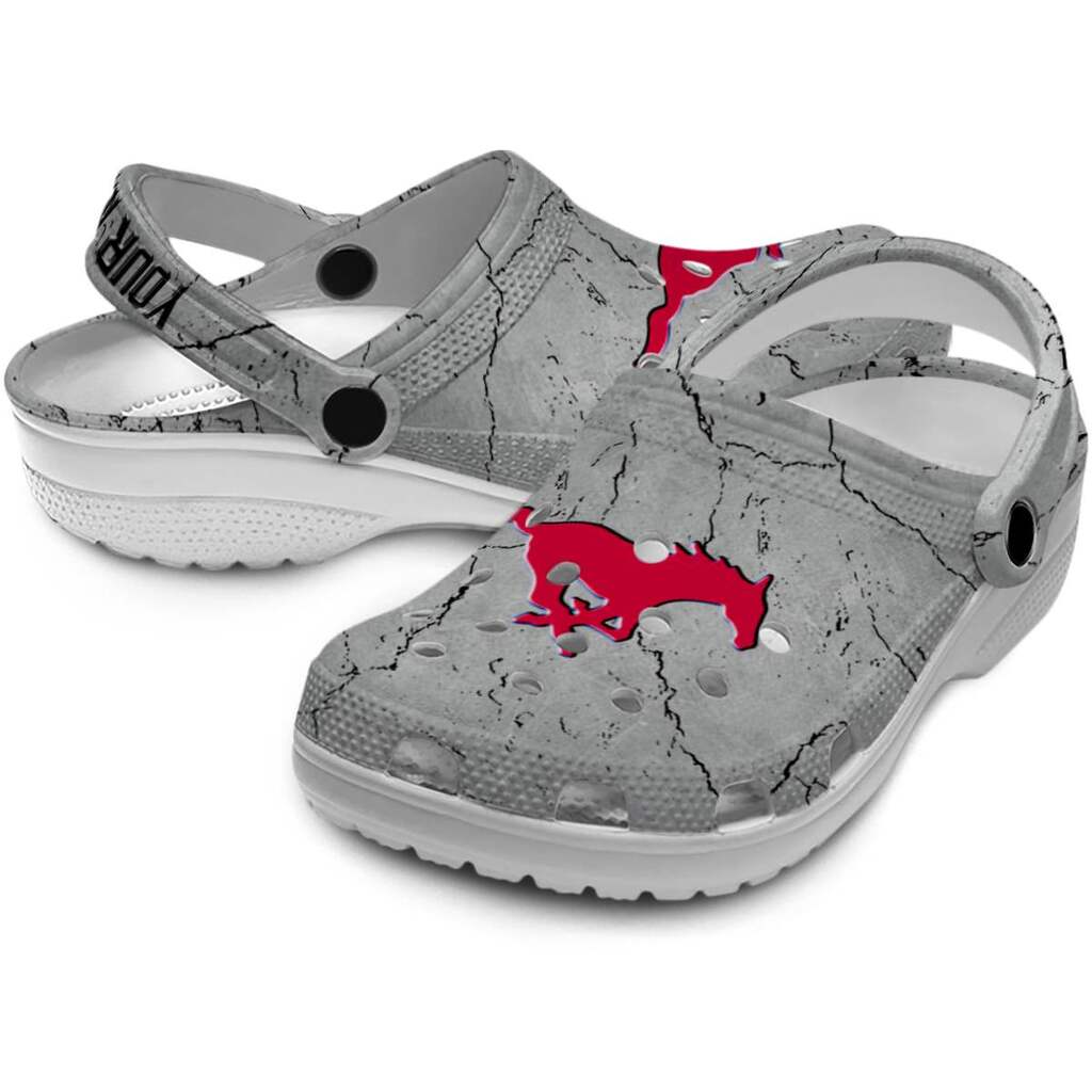 Customized SMU Mustangs Cracked Texture ClogTVC1801794 - Image 3