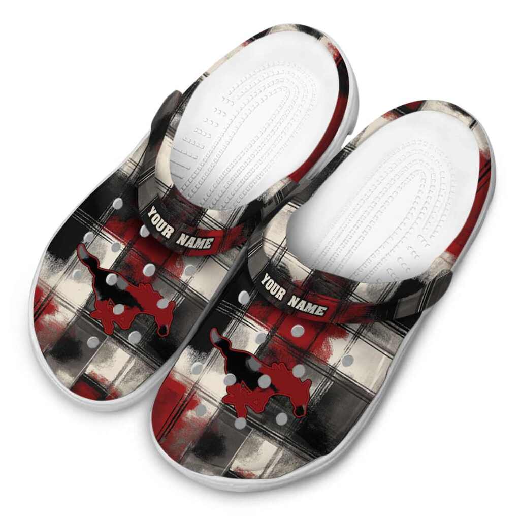 Customized SMU Mustangs Plaid Fusion ClogTVC1801771 - Image 4