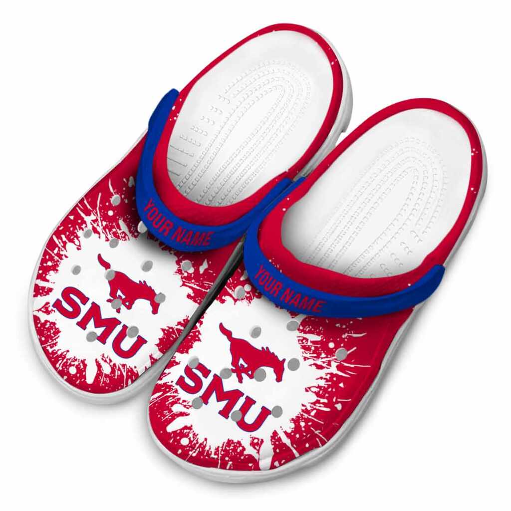 Customized SMU Mustangs Splash Art ClogTVC1801830 - Image 4