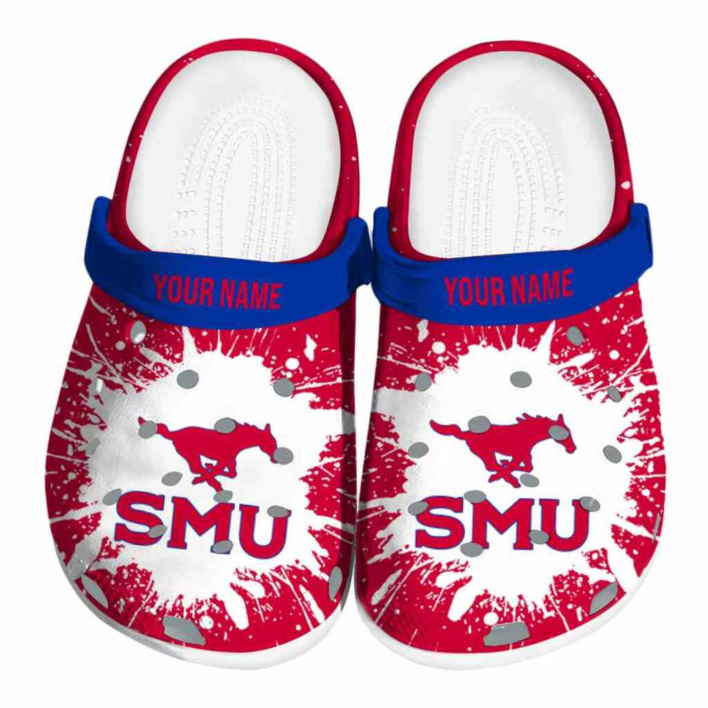 Customized SMU Mustangs Splash Art ClogTVC1801830