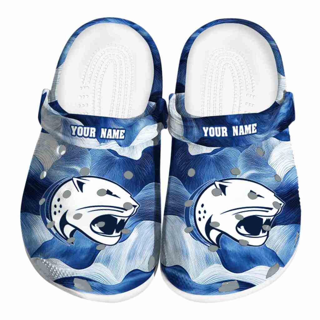 Customized South Alabama Jaguars Ocean Waves ClogTVC1801772