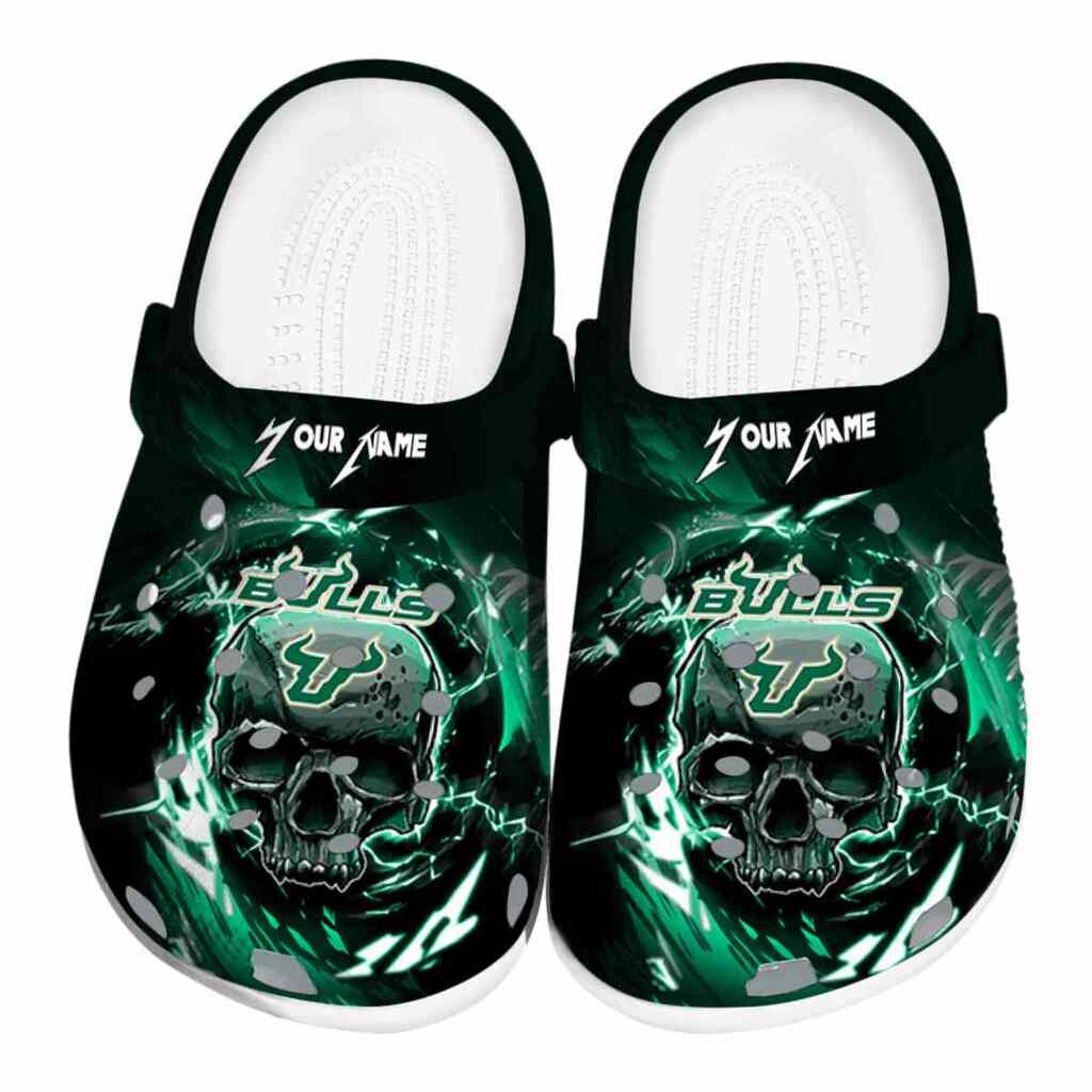 Customized South Florida Bulls Gothic Skull ClogTVC1801821