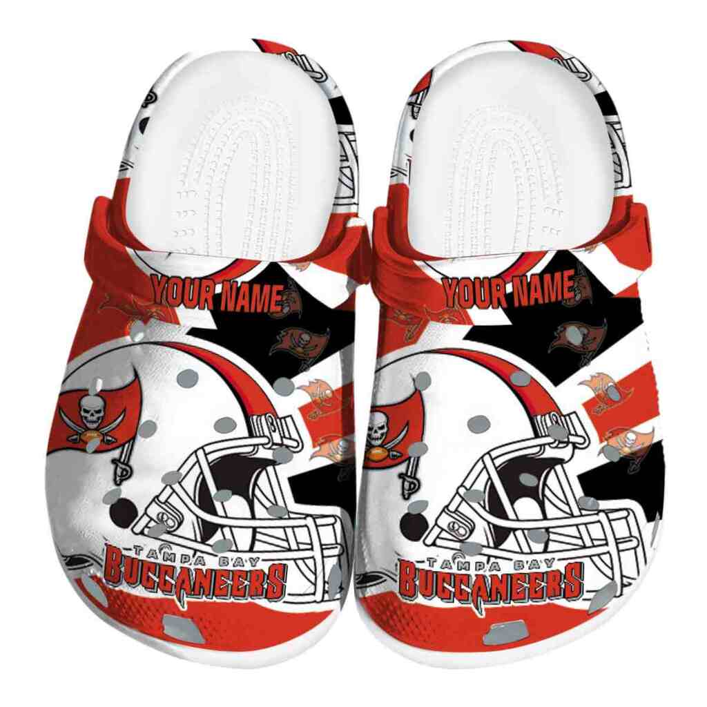Customized Tampa Bay Buccaneers Football Helmet ClogTVC180155