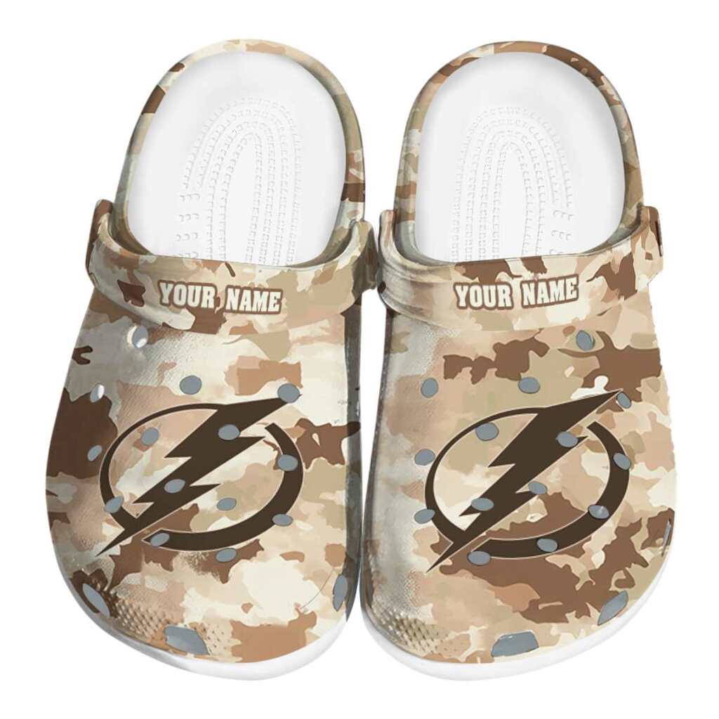 Customized Tampa Bay Lightning Desert Camo ClogTVC1801904